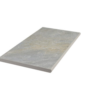 STOCK - Margelle 30x60cm Grès cérame effet Pierre Bali 1/2 rond