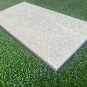 STOCK - MARGELLE GRES CERAME 30X60CM 1/2 ROND STONECREEK CARAMEL